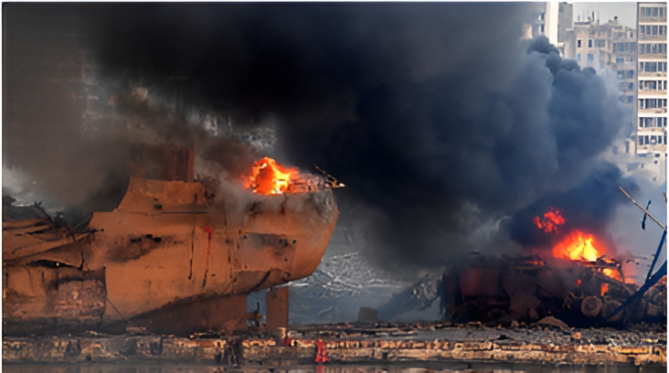 Brand- und Rauchentwicklung als Kursmotiv für Sicherheit bei energetischen Materialien