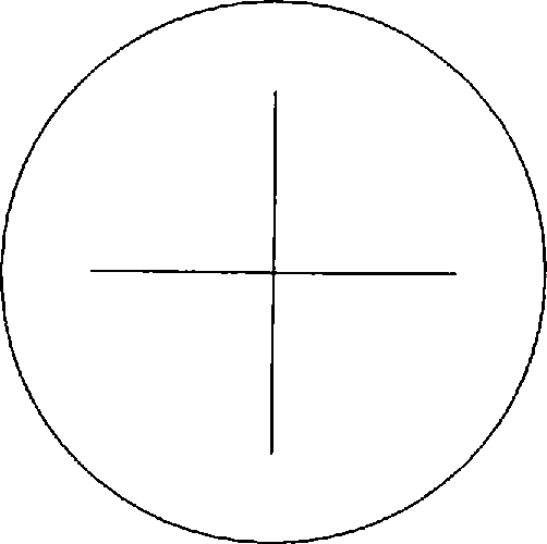 Zielmarkierung Fadenkreuz